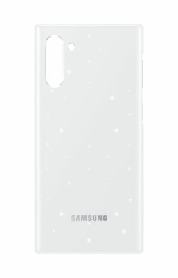   Луксозен интерактивен гръб оригинален LED COVER EF-KN970CWEGWW за Samsung Galaxy Note 10 N970F бял